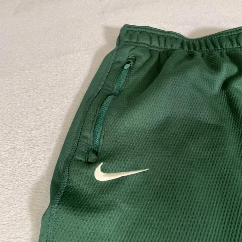Baylor Bears Pants Mens 2XL Green NCAA Basketball Nike‎ Therma-FIT Warm Up XXL